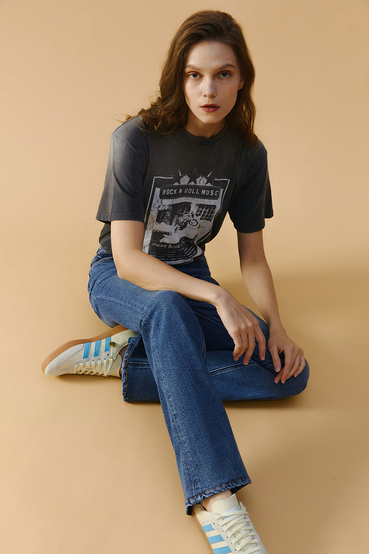 Barbara High Waisted Bootcut Jeans