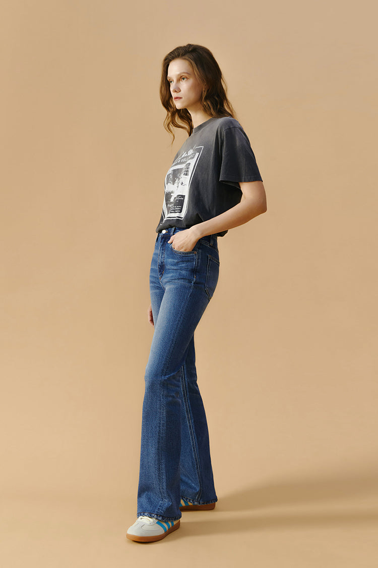 Barbara High Waisted Bootcut Jeans