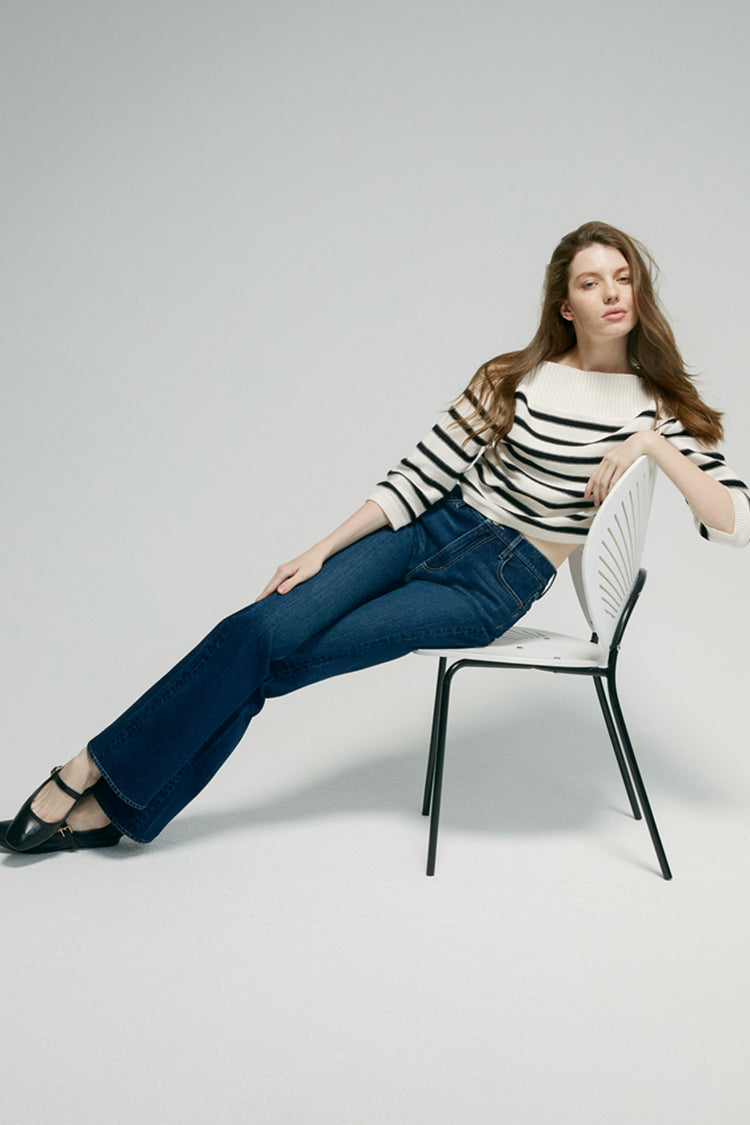 Barbara High Waisted Bootcut Jeans